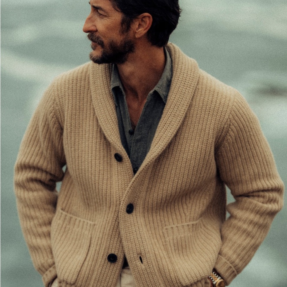 Buck Mason Green Herdsman Cardigan s L